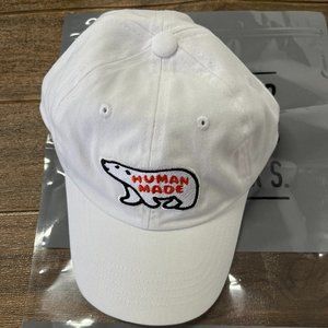 Human Made Bear White Cap